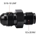 thumbnail image 2 of GFDYREE 6AN Male to 1/2 x 20 Inverted Flare Thread Fitting Adapter Straight 2Pcs, 2 of 5