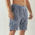 thumbnail image 3 of Perfectbot Men's Soft Fleece Pajama Shorts Comfy Sleep Lounge Shorts with Drawstring & Pockets, 3 of 8