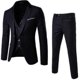 thumbnail image 1 of Traje de hombre de 3 piezas, chaqueta, chaleco y pantalón de un solo botón., 1 of 1