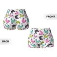 thumbnail image 5 of Picia Funny Chicken Printed Workout Shorts for Women Seamless Scrunch Butt Lifting High Waisted Yoga Gym Booty Running Moisture-wicking Short Pants-XX-Large, 5 of 9