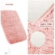 thumbnail image 4 of Alfombra de baño espesar alfombras de baño antideslizantes peludas con microfibra suave absorbente de agua para baño ducha bañera dormitorio 60*90 cm rosa Sincero Hogar, 4 of 7