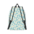 thumbnail image 3 of Daiia Daisy Floral A Vintage Canvas Backpack for Men and Women ,Hiking Backpack,Travel Laptop Bag for School,Large Capacity Backpack, 3 of 8