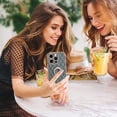 thumbnail image 5 of Compatible with iPhone 14 Pro Case Plating Electroplate Mental Ring Kickstand Luxury Case Soft TPU Shockproof Back Cover iPhone 14 Pro Case for Girls Women -Blue, 5 of 14