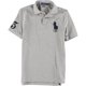 thumbnail image 1 of Ralph Lauren - Polo de rugby de malla de ajuste clásico para hombre, gris, grande, 1 of 1