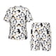 thumbnail image 1 of Balery Cute Penguins Conjunto de Pijama Infantil de Manga Corta con Estampado – Ropa de Dormir de Algodón Suave-4X-Large, 1 of 6