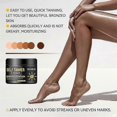 thumbnail image 4 of Crema bronceadora 3x, gel bronceador para rostro y cuerpo, loción autobronceadora, bronceador natural con protección solar, 4 of 5