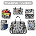 thumbnail image 2 of Labrador Retriever and Dog Paw Print Insulated Leakproof Lunch Box for Women, Large Lunch Bag for Tween Teen Adult, Loncheras Para Mujer for Work Beach Travel Picnic Camping, 2 of 6