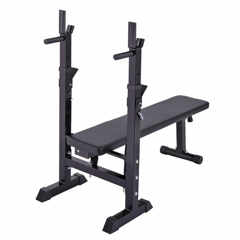 Foldable Workout Station with Squat Rack Adjustable 34.17 Revamp your workout routine with this versatile station Walmart