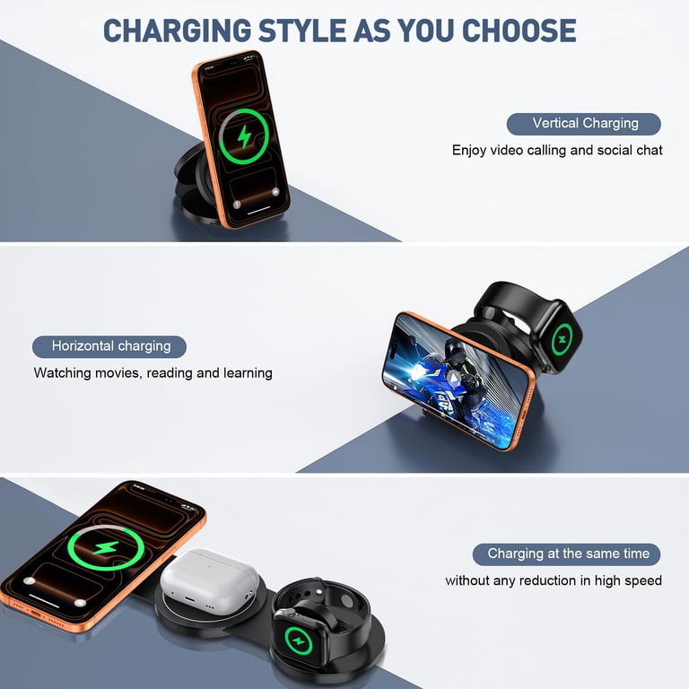 3-in-1 Wireless Charging Station for Apple Devices photo 5