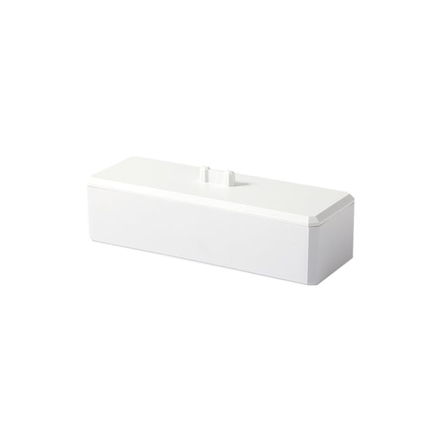 Caja de almacenamiento de 3 rejillas Cateissary Estuches organizadores de maquillaje desmontables Blanco