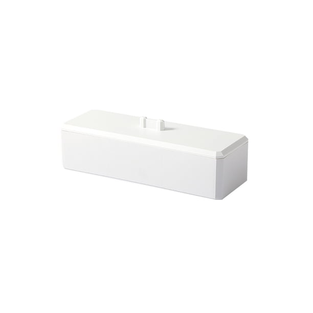 Caja de almacenamiento Advancent de 3 rejillas organizadores de maquillaje desmontables color blanco