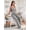 Grey, variant on Maternity Sleeveless Jumpsuit, Square Neck Wide Leg One Piece Romper