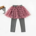 thumbnail image 5 of Trupants Little Girls' Gray Cotton Skirt Legging Combo 5T - Soft Breathable Polka Dot Bow Waist Tutu Leggings for Daily Wear/School/Party, 5 of 5