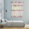 thumbnail image 5 of Red Blue Star 4th of July Kitchen Curtains Sets for Windows 24 Inch Length, Independence Day Fireworks Rustic Rod Pocket Window Treatments Tier Curtains and Valances Set for Bedroom/Bathroom, 5 of 8