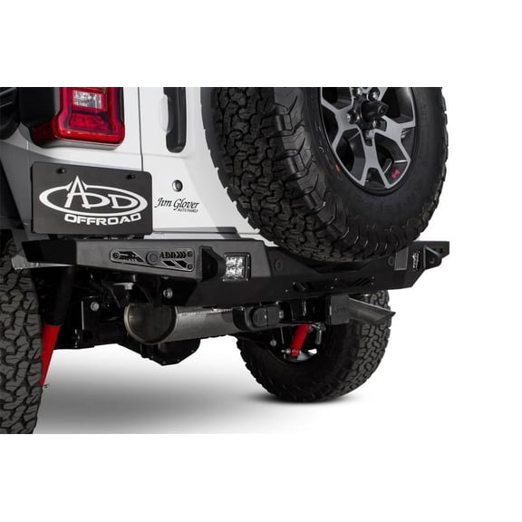 Addictive Desert Designs 18 Jeep Wrangler JL Stealth Fighter Rear Bumper w/ Backup Sensor Cutouts