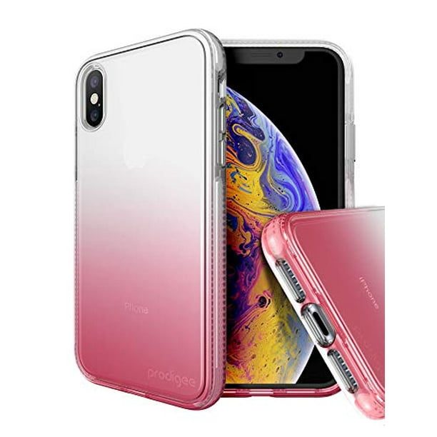 Prodigee Apple iPhone X (2017) iPhone Xs (2018) Case - Rose Pink | Safetee  Flow Series | 2 Meters Military Grade Drop Tested | Scratch Resistant | 