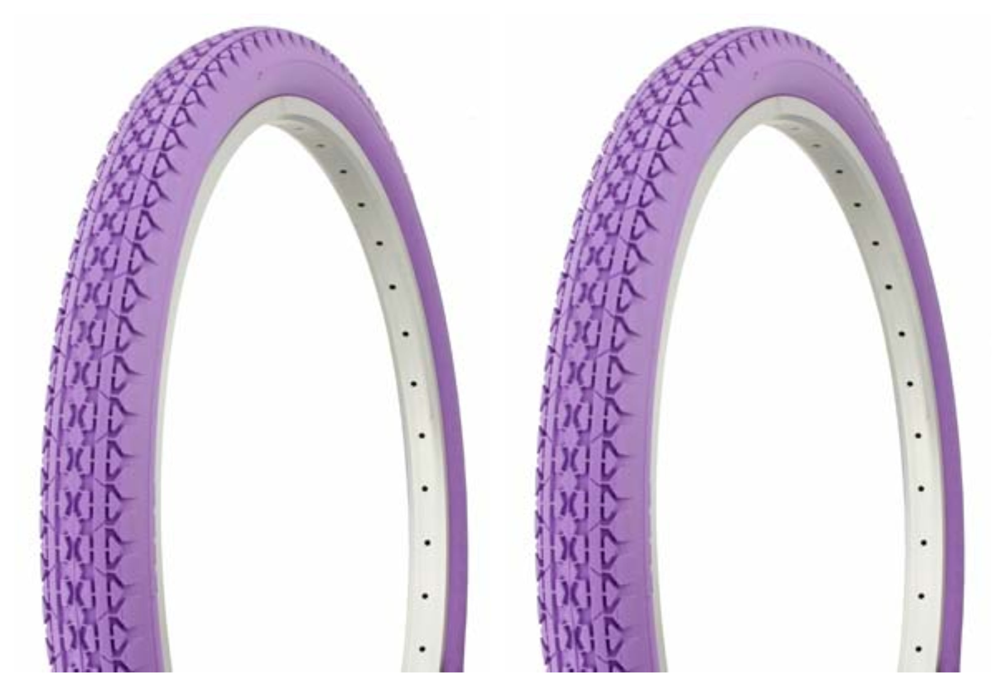 purple bike tires