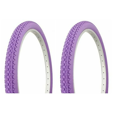 Tire set. 2 Tires. Two Tires Duro 26" x 2.125" Purple/Purple Side Wall HF-133. Bicycle Tires, bike Tires, beach cruiser bike Tires, cruiser bike Tires