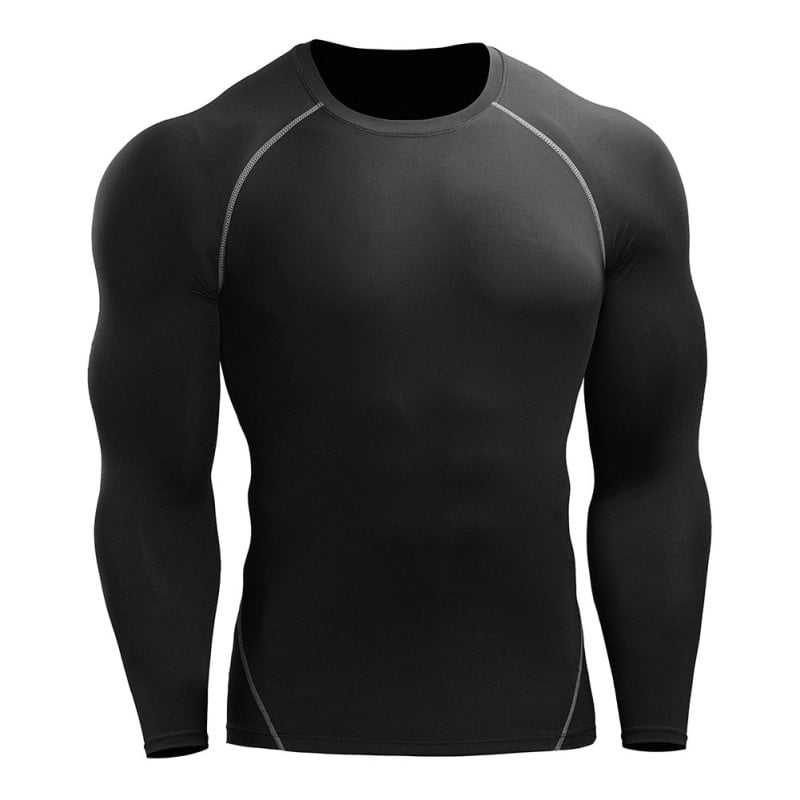 Men's Athletic Long Sleeve Compression Shirts - Walmart.com