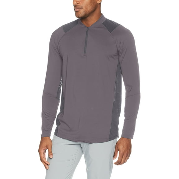 Mens 1/2 Zip Activewear Long Sleeve XL