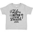 thumbnail image 3 of Inktastic Life is Better at The Beach with Sunshine Seashell and Palm Trees Boys or Girls Toddler T-Shirt, 3 of 5
