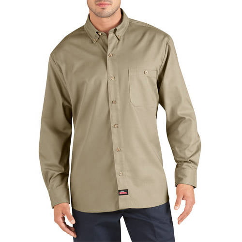 Genuine Dickies Men's Long Sleeve Canvas Work Shirt - Walmart.com