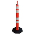 thumbnail image 2 of poste anaranjado de 1.2 m para control vial con 4 reflejantes., 2 of 5