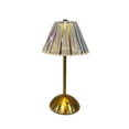 thumbnail image 2 of 2025-2026 Indoor Outdoor USB Rechargeable Gorgeousness Crystal Table Lamp Bar Coffee Shop Table Decoration Ambient Lamp Bedside Table Lamp For Bedroom, 2 of 6