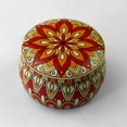 thumbnail image 1 of Caja pequeña de hierro para hornear galletas, caja para té con forma de rosa Luoshi, lata para velas, lata para dulces, tarro para velas, 1 of 6