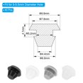 thumbnail image 2 of Uxcell 40 Count Silicone Round Snap, Furniture Hole Plug Grey 5mm, 2 of 6
