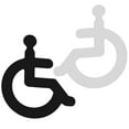 thumbnail image 3 of MOVTOTOP Panneau de Toilette pour Fauteuil Roulant Handicapé Panneau de Guide pour Toilettes pour Fauteuil Roulant Handicapé, 3 of 7