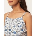thumbnail image 5 of Moomaya Womens Printed Strap Shoulders Dress, Round Neck A-Line Dress, 5 of 7