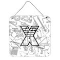 thumbnail image 1 of Carolines Treasures CJ2007-XDS66 Letter X Musical Note Letters Wall and Door Hanging Prints, 1 of 1
