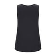 thumbnail image 5 of AherBiu Pajamas Tank Tops with Built in Bra for Women Summer Stretch Crewneck Sleeveless Camisole Basic Layer Shirts, 5 of 6