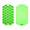 thumbnail image 3 of Billuyoard Molde de cubo de hielo de silicona grande 2 en 1 portátil Dropshipping con tapa, herramientas para hacer cubos que ahorran espacio para Herramientas y accesorios para hornear Verde Billuyoard HA001574-02, 3 of 6
