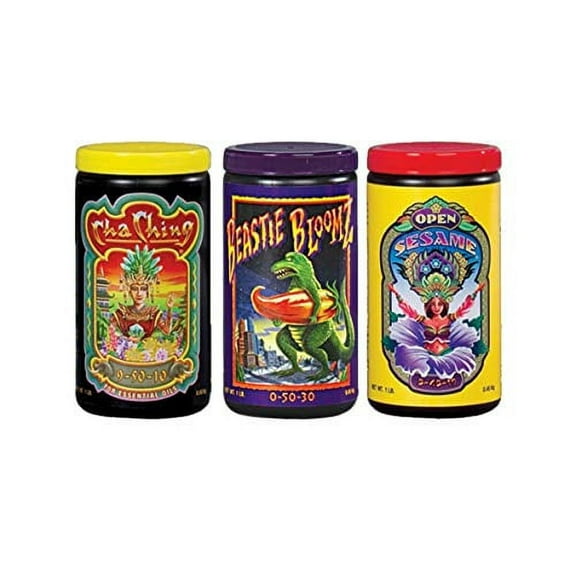 FoxFarm FX14045 Soluble 1 lb Trio Pack Nutrient, 1, Black