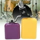 thumbnail image 2 of CB30, cuadrado amarillo y morado, pez de madera, campana de vaca, instrumento de percusión de ganado de tono alto y bajo, 2 of 8