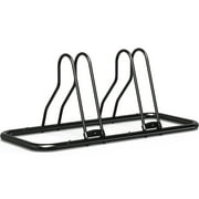 SHW Bicycle Rack 2 Compartments, Black