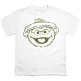thumbnail image 2 of Sesame Street Oscar The Grouch Mono Kids T Shirt for Youth Boys and Girls, White, Medium, 2 of 5