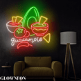 thumbnail image 3 of Glowneon Guacamole Mexico Neon Sign, Mexican Guacamole Led Signboard, 3 of 5