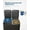 Matte Black, variant on Geetinfly Stainless Steel Double Trash Can,2 x 8 Gallon Dual Trash and Recycle Bin Combo,Step-on Kitchen Metal Garbage Can with PP Inner Buckets Liner Rim,Matte Black