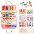 thumbnail image 1 of Felt Book Busy Board For Toddler , Montessori Sensory Board Toys, 1 of 5