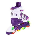 thumbnail image 4 of Patins à Roues Alignées Réglables et Clignotants pour Garçons, Filles et Adultes avec Roues Entièrement Lumineuses, Patins à Roulettes d'Extérieur pour Enfants Débutants de 4 à 12 Ans, Hommes et Femmes, 4 of 9