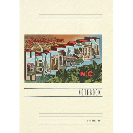Vintage Lined Notebook Greetings from Henderson (Paperback)