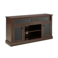 thumbnail image 6 of Tcbosik TV Stand for Televisions up to 65 inches, Entertainment Center with Sliding Doors and Storage Cabinets, Mid Century Modern Media Console Table with Adjustable Shelves for Living Room, Cherry, 6 of 10