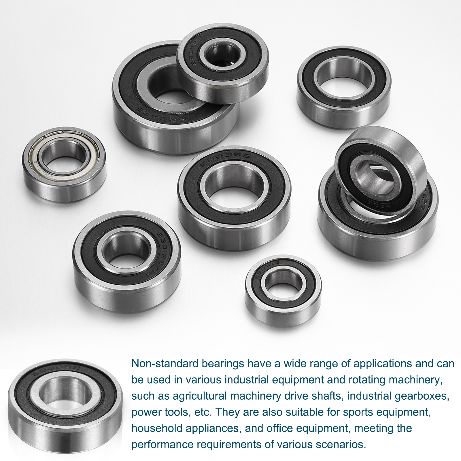 254212-2RS Non-Standard Ball Bearings 25mm ID x 42mm OD x 12mm