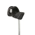 thumbnail image 2 of 10Pcs PU Golf Iron Covers Golf Wedges Set Golf Club Head Cover Training Equipment Sticky, 2 of 9