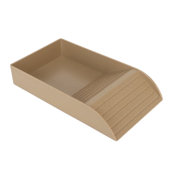 M Buder Plato de Alimentación para Tortugas Antideslizante con Rampa y Plataforma Color Madera