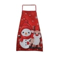 thumbnail image 2 of Todaioua Christmas Printed Apron for Adults with Adjustable Neck & Waist Straps - Waterproof Stain-Resistant Polyester Kitchen Pinafore for Holiday Cooking, Baking Parties, and Festive Home Decor​, 2 of 7