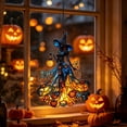 thumbnail image 4 of chaungfeng Scary Witch Acrylic Suncatcher, Stained Glass Window Car Hanging Christmas Ornament for Indoor Outdoor Decor, Garden Sun Catcher Panel for Halloween Lover for Women Mom Grandma, 4 of 9